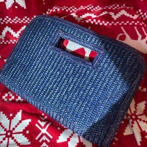 Fun Blue Clutch Bag